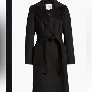 Sam Edelman wool blend wrap coat NEW